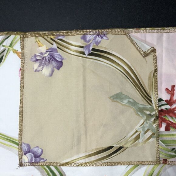 Seaside Frolic Fabric Beacon Hill in Pink Lily Remnant Rare Discontinued - Picture 9 of 12